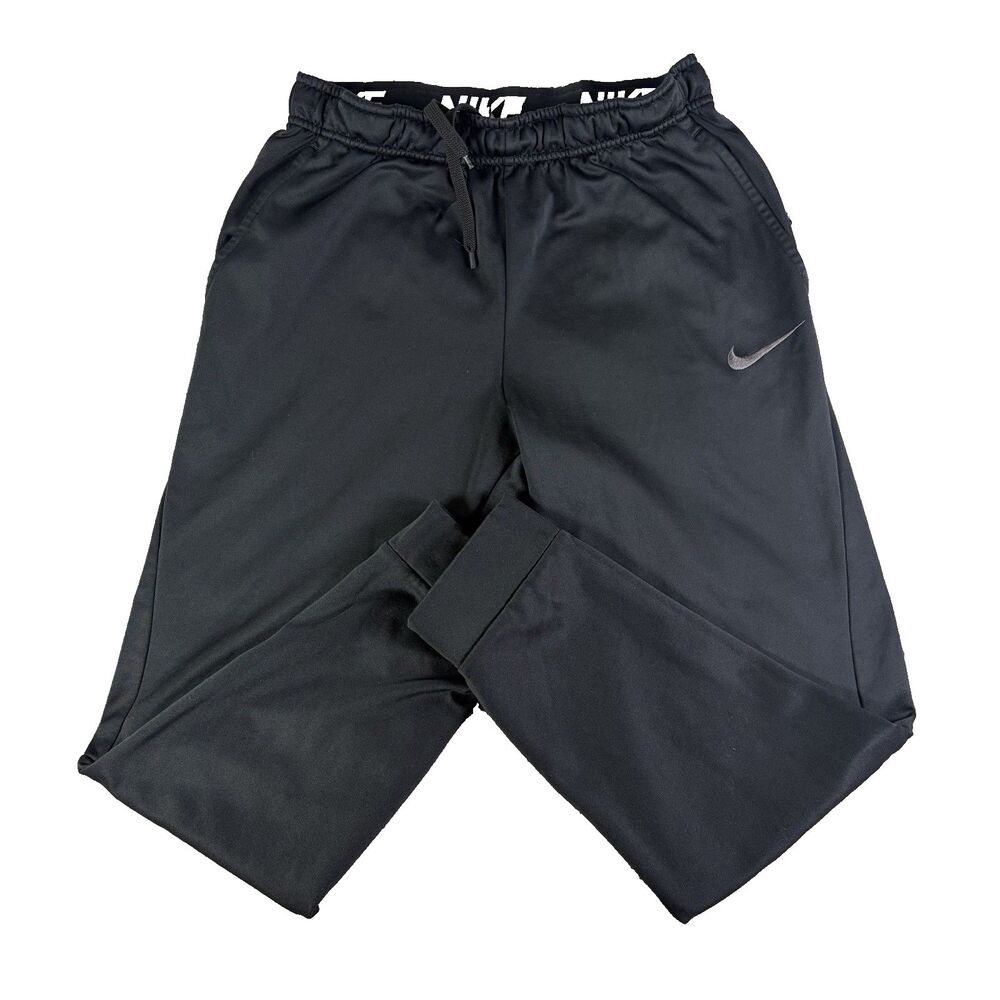 Nike Therma-FIT Tapered Pants Mens Medium Black Activewear Training Gym Running